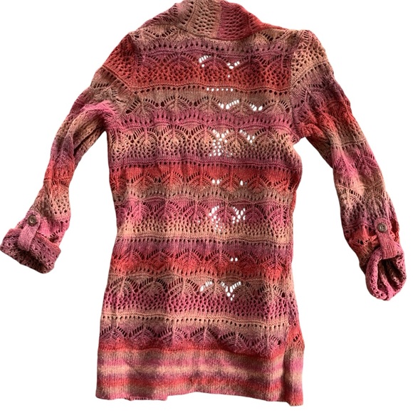 Relativity Knit Acrylic Cut Out Cardigan Women’s - Picture 5 of 9